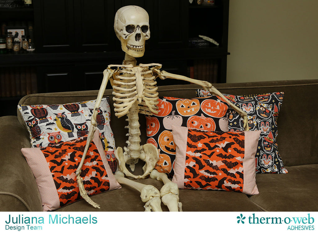 Sew A Halloween Envelope Pillow Cover with Heat N Bond