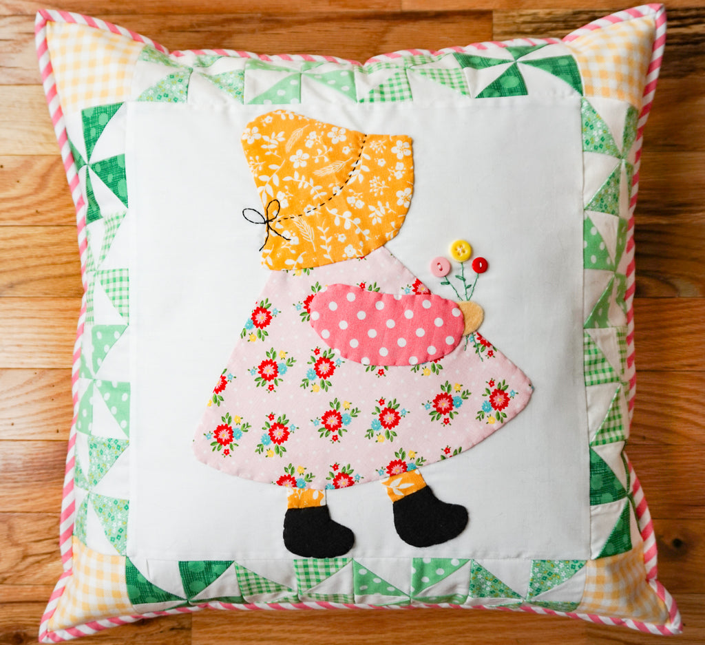 Sunbonnet Sue: A Springtime Pillow Tutorial