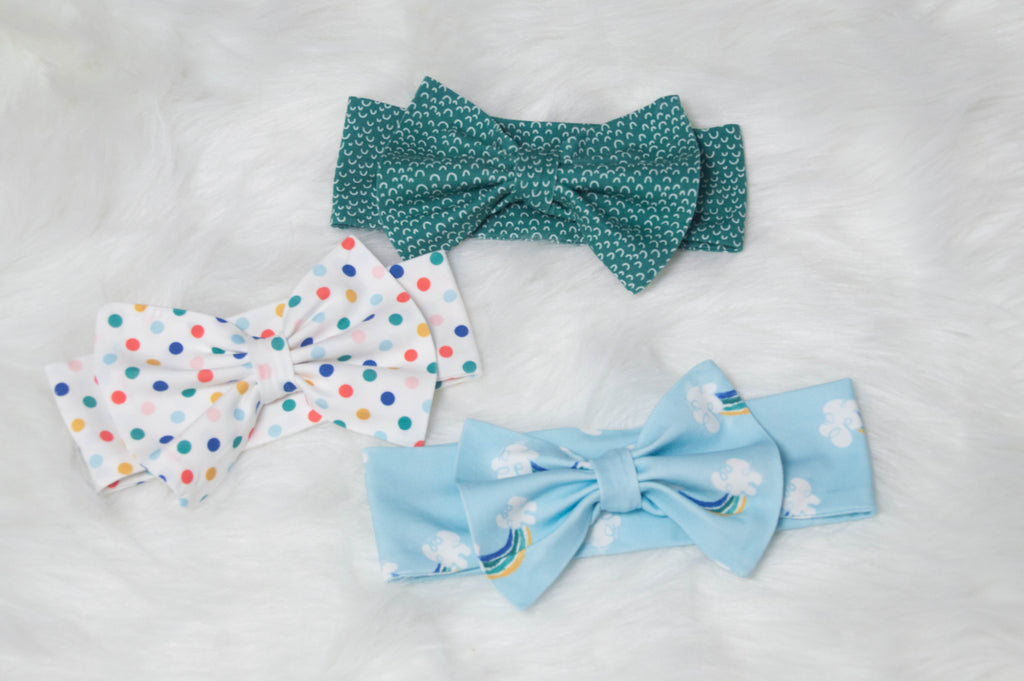 Knit Bow Headband with HeatNBond Soft Stretch