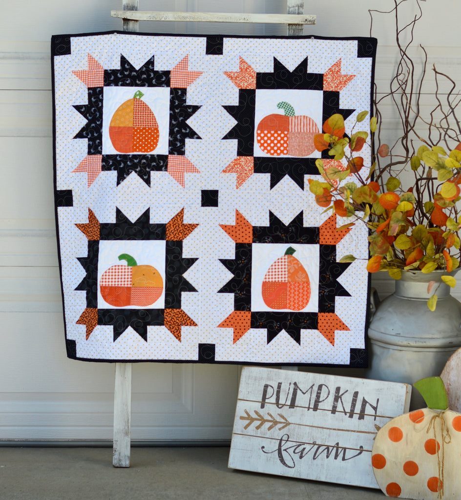 Patchy Pumpkins Fall Quilt with Heat n Bond Lite