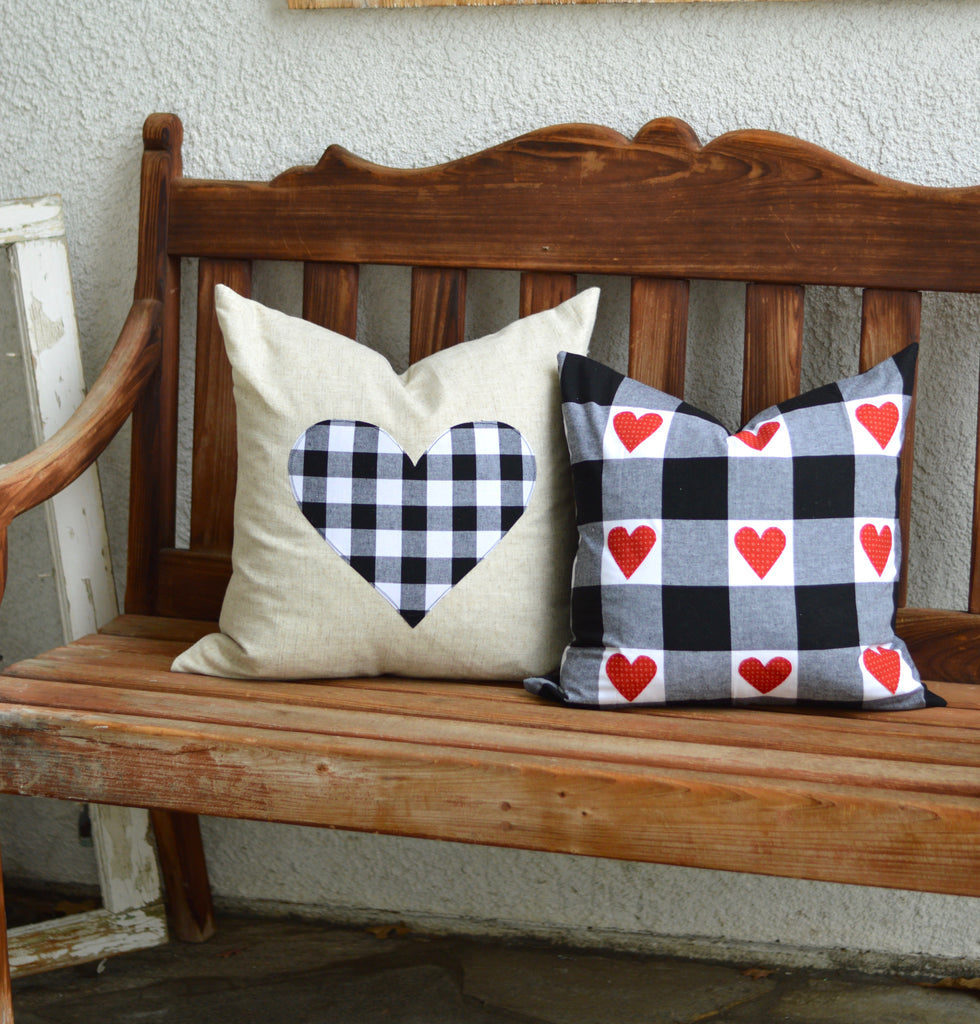 Farmhouse Valentine Pillows