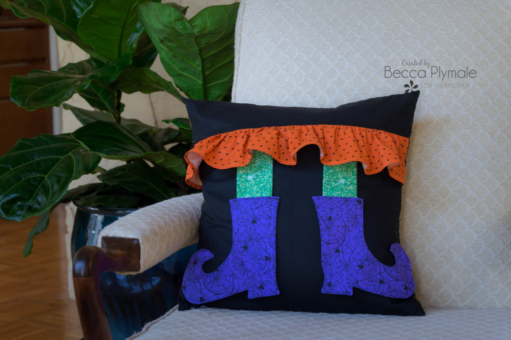 DIY Witch's Boot Pillow