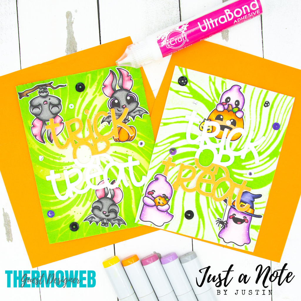 All Trick and All Treat Cards with Flock!