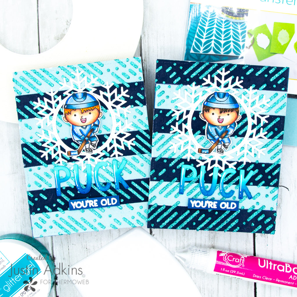 Masculine Birthday Cards with New Deco Foil Flock