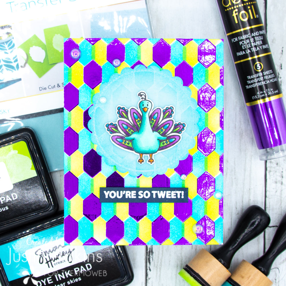 All the Peacock Vibes Card - Join Our Facebook Live