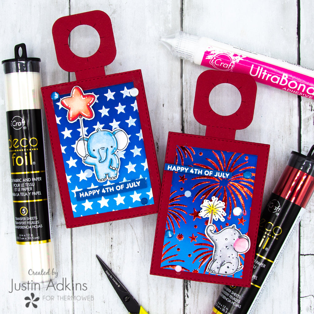 Pretty Pink Posh Collaboration Week: 4th of July Wine Bottle Gift Tags