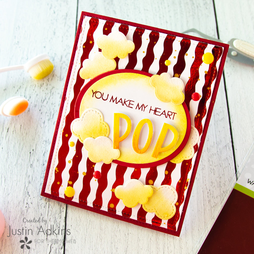 You Make My Heart Pop Card with Adhesive Transfers