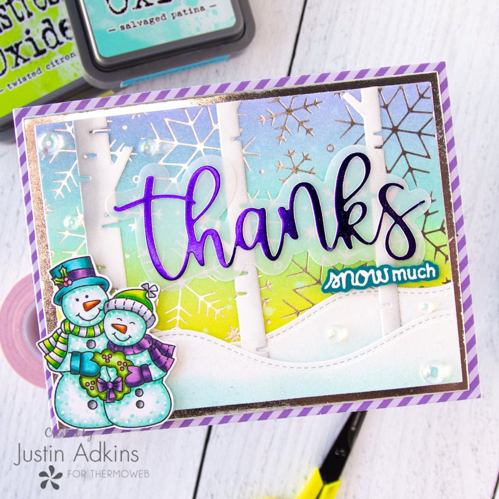 Flurries of Thanks Card - Facebook Live