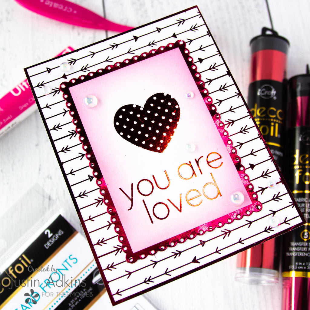 You Are Loved Card for Deco Foil Release Week Facebook Live