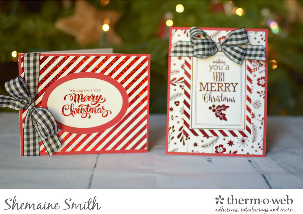 Quick to Make Gina K. Designs Christmas Cards