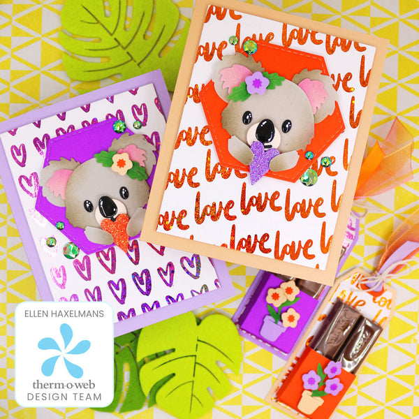 Sweet Koala Cards & Tags with Foils & Plush Papers