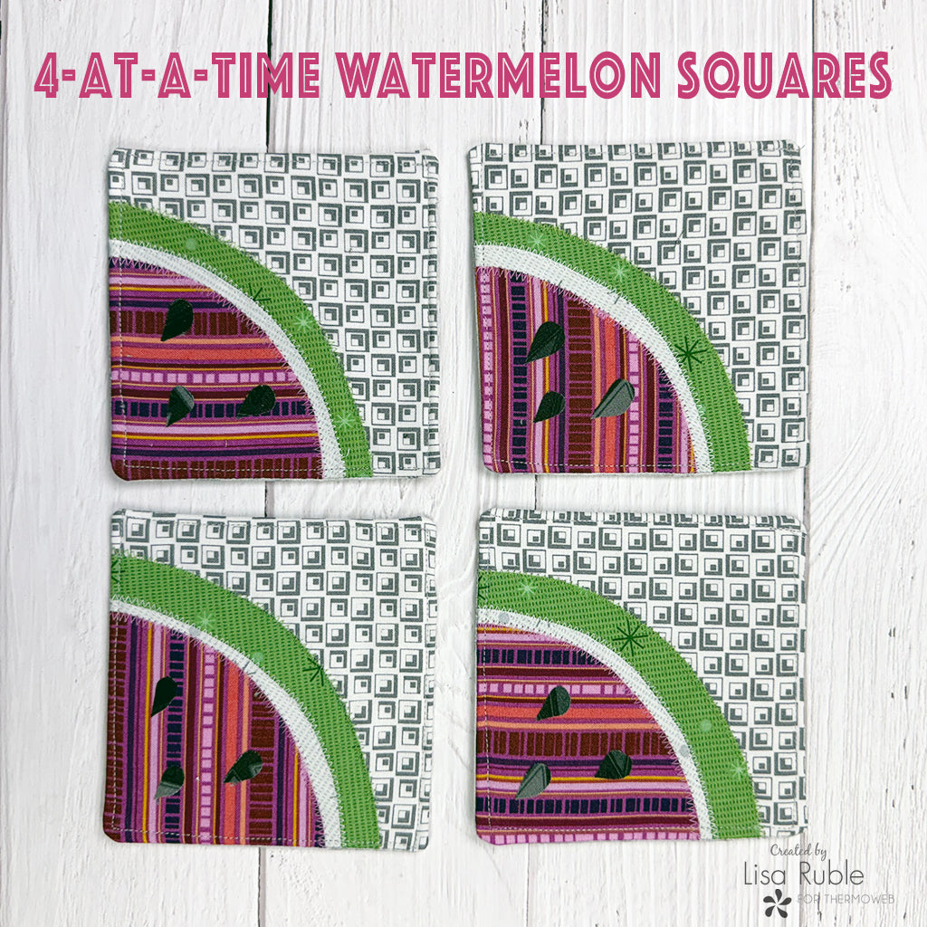 4-at-a-time Watermelon Squares