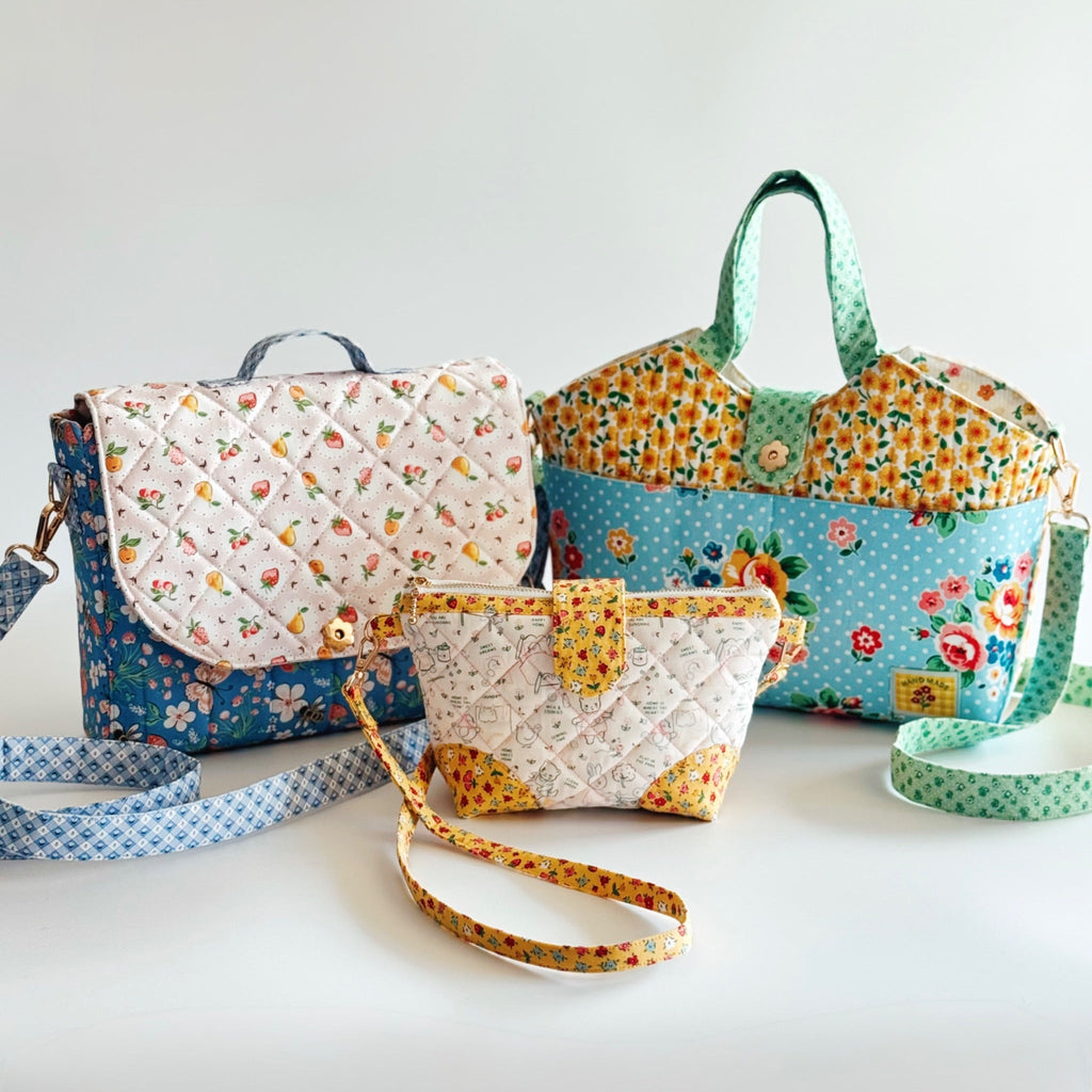 Springtime Bags with Zakka Workshop Pattern Kits