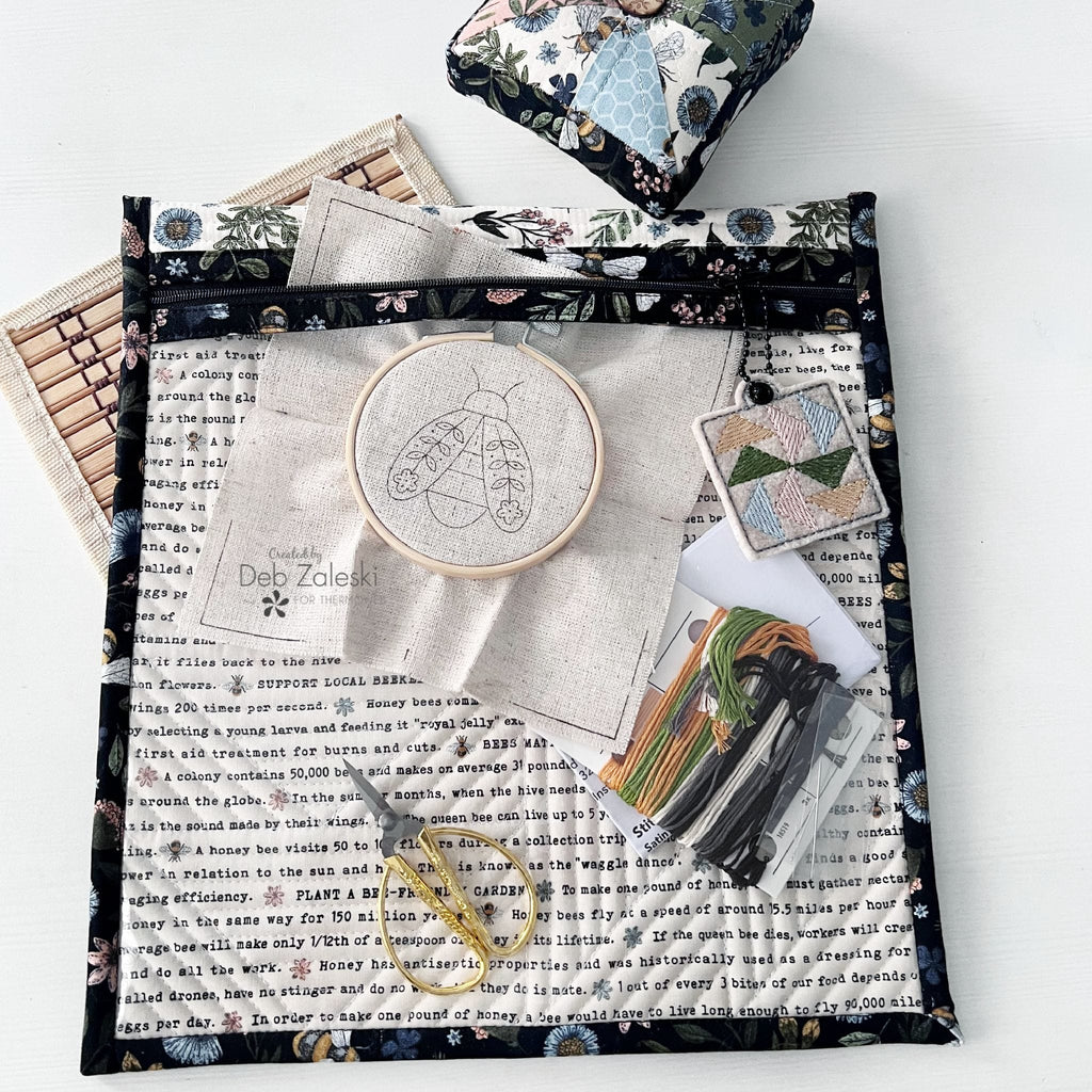 Clear Window Project Pouch with a View 2.0