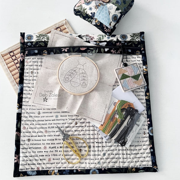 Clear Window Project Pouch with a View 2.0