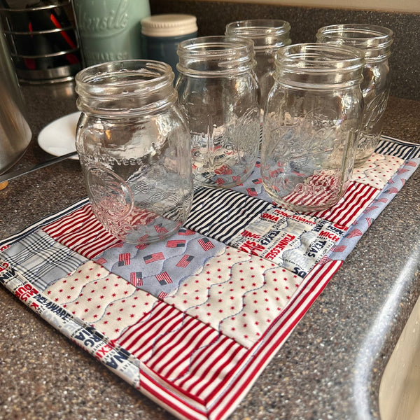 Quilted Canning Mat with NEW Bliss Batting
