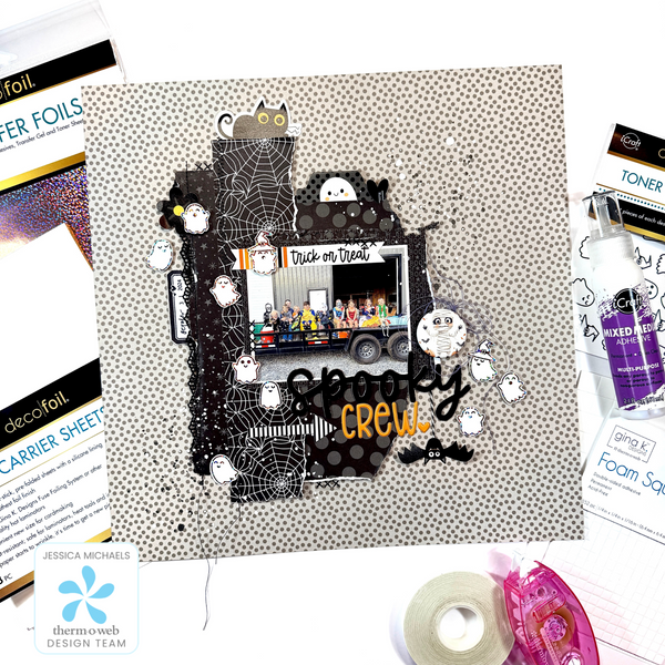 Spooky Crew Layout with NEW Ghouls & Grins