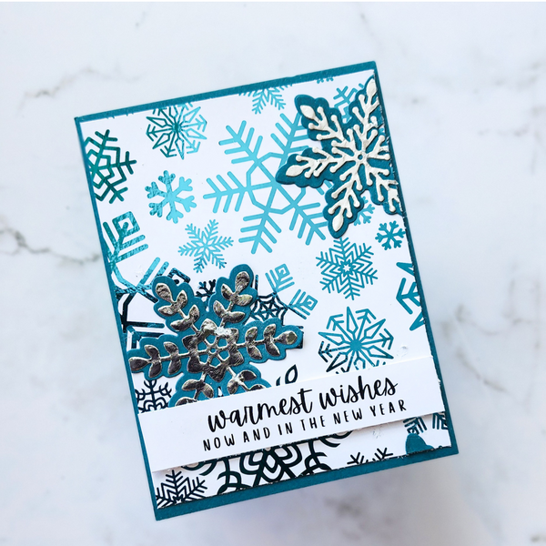 Winter Sparkle Card with Toner Card Fronts