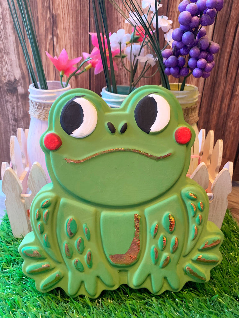 It’s Not Easy Being Green Ceramic Frog with Deco Foil