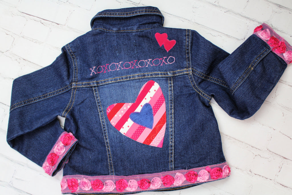 Stitch Embellished Hugs and Kisses with 4 Easy Techniques