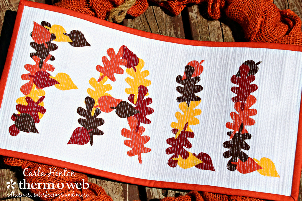 Sew a Fall Leaves Mini Quilt with HeatnBond EZ Print Sheets