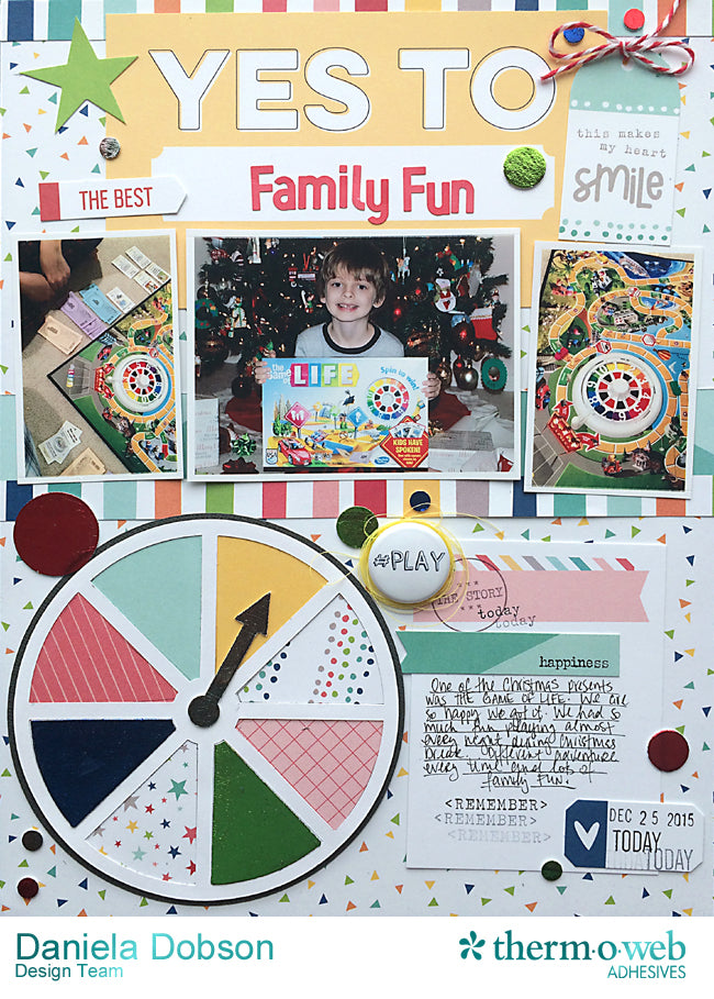 Family Fun Projects Layout with a Free Digital Cut File