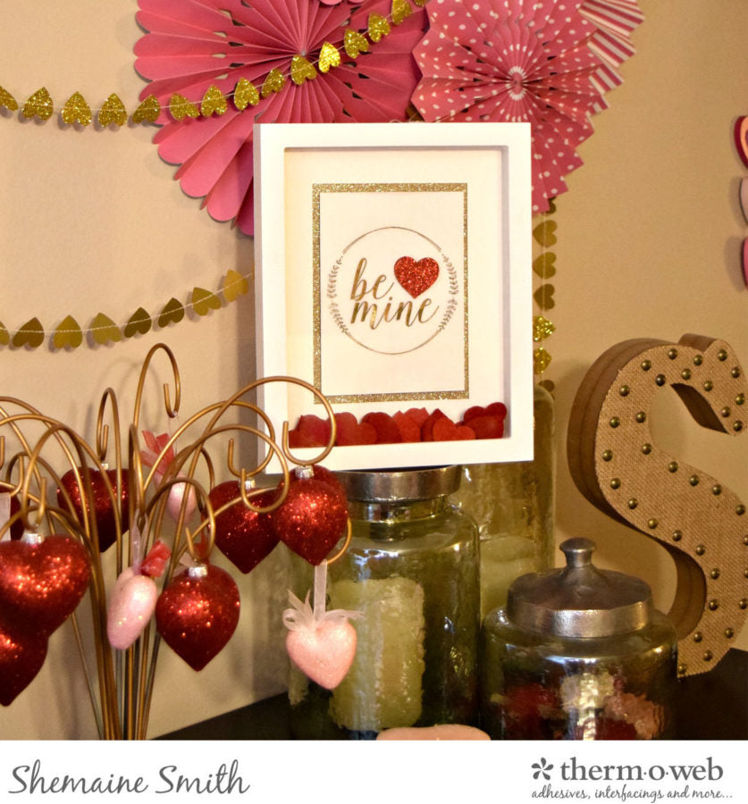 Be Mine Deco Foil Shadow Box Tutorial