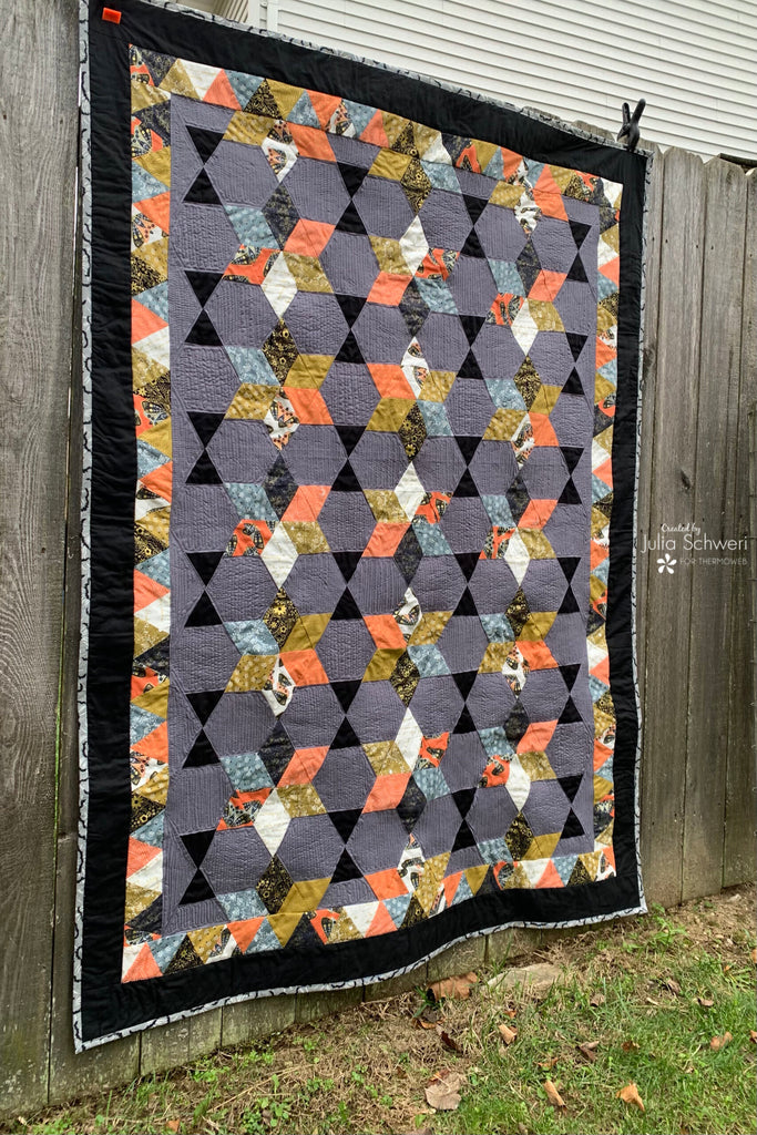 Hexagon Star Quilt With HeatnBond Lite Fusible Adhesive