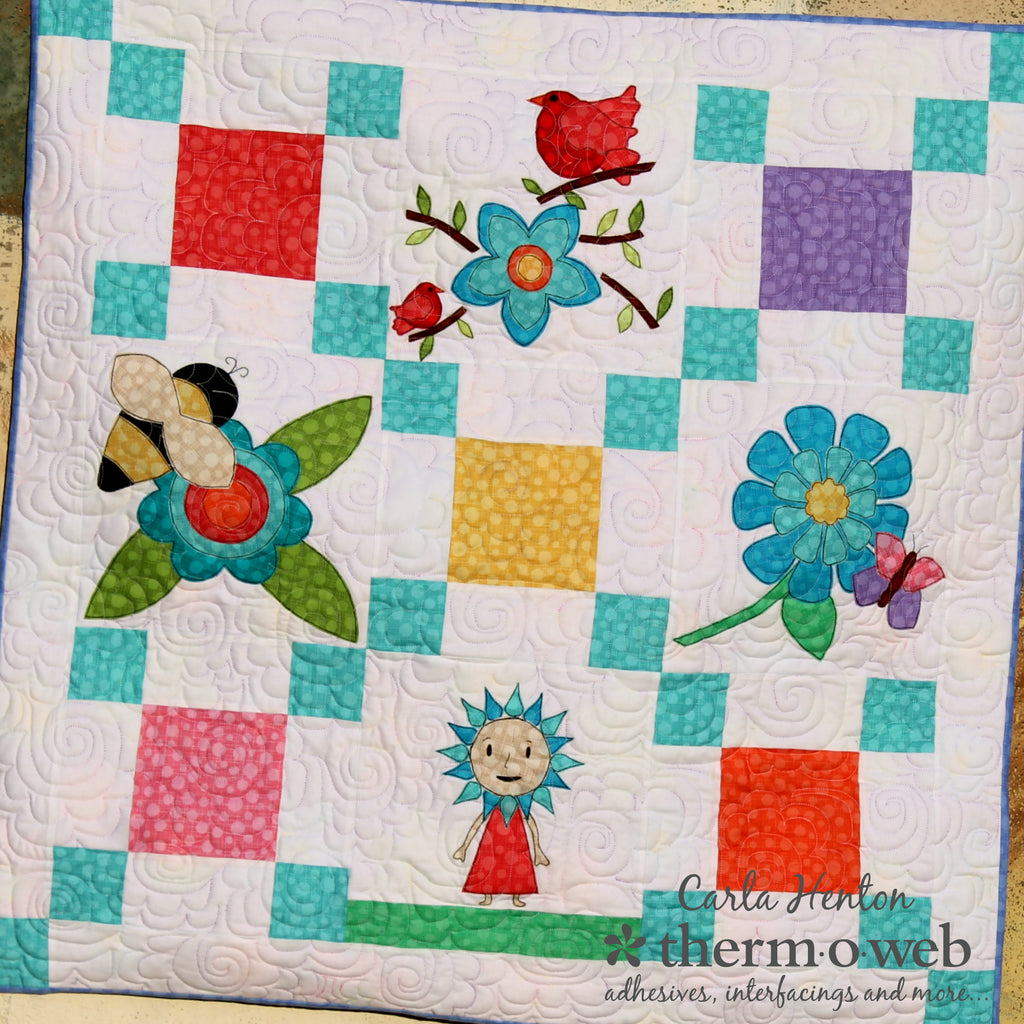 Spring Sew Along Flower Fun Baby Quilt