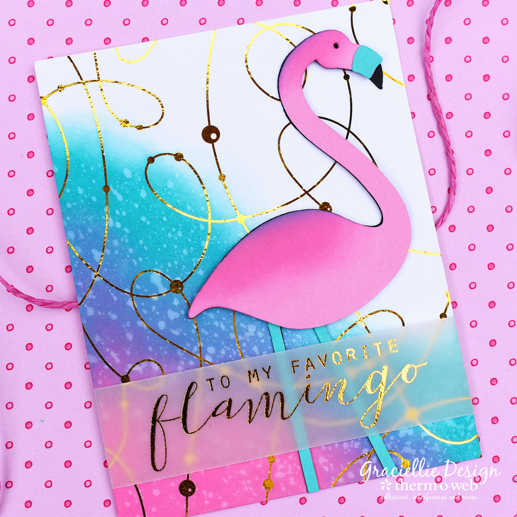 Flamingo Foil-Mates Cards + Free Printable
