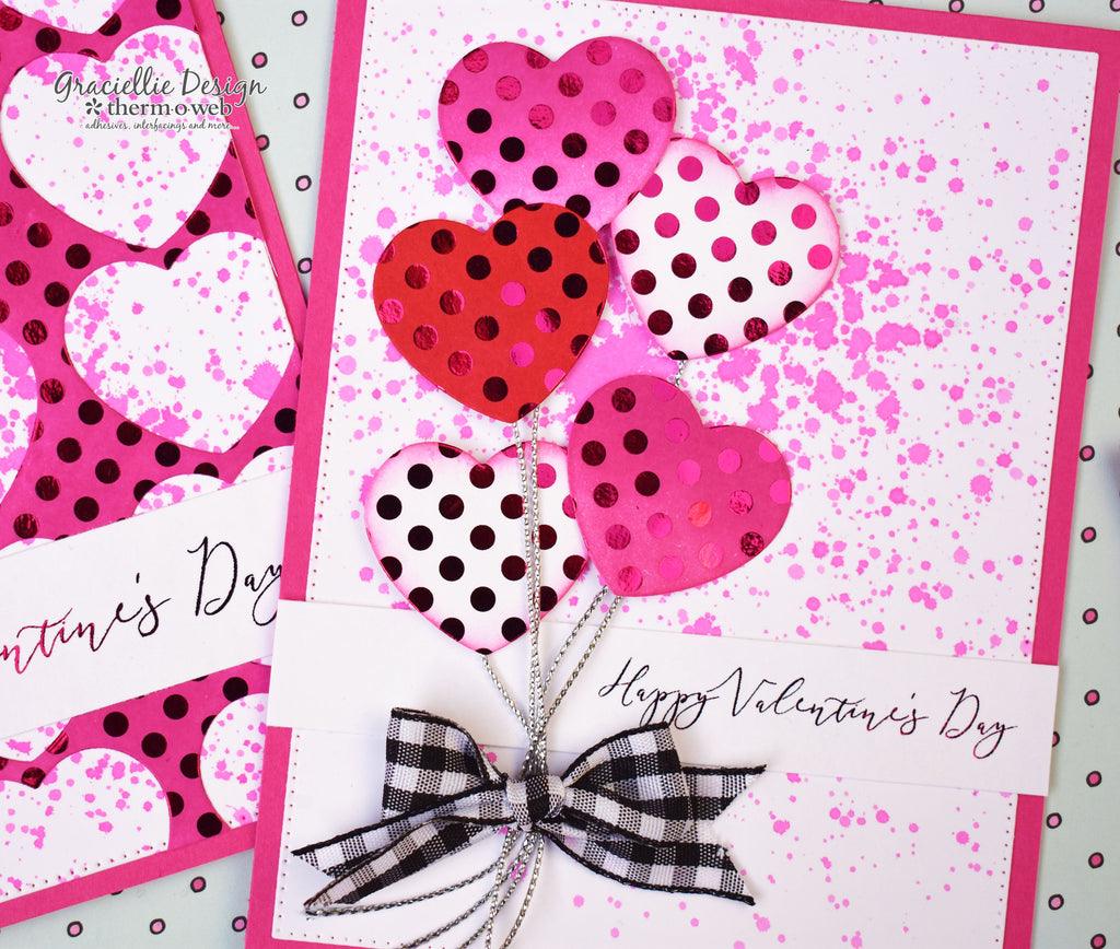 Make 3 Valentine's Cards from 1 Deco Foil Toner Sheet