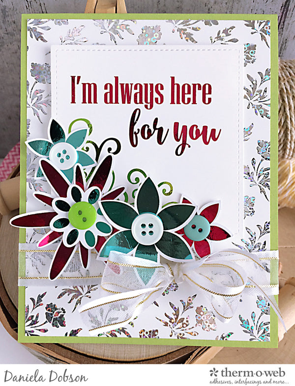 Create Beautiful Deco Foil Accents with Toner Printed Flowers