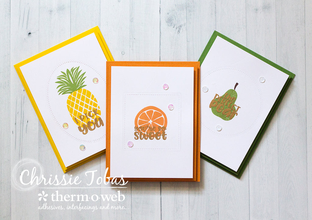Clean and Simple Fruit Cards with Gina K. Designs!