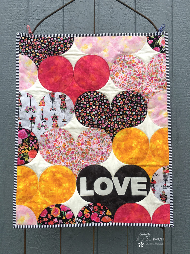 Circle of Love Quilt With HeatnBond Lite