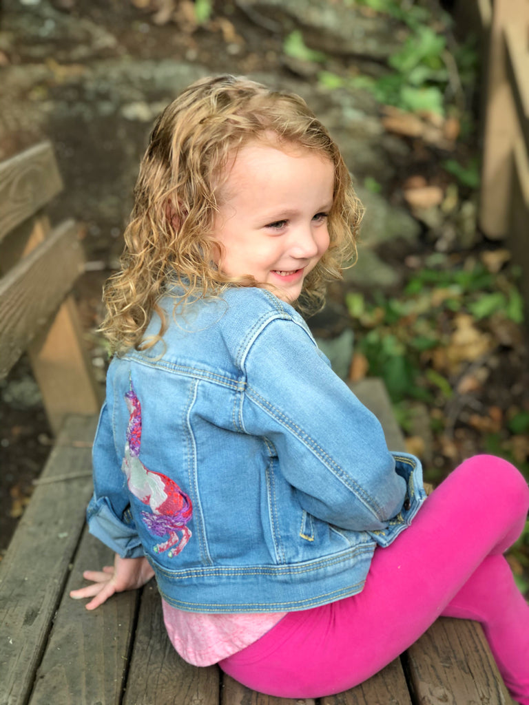 Tula Pink Embroidery Unicorn with StitchnSew Stabilizer