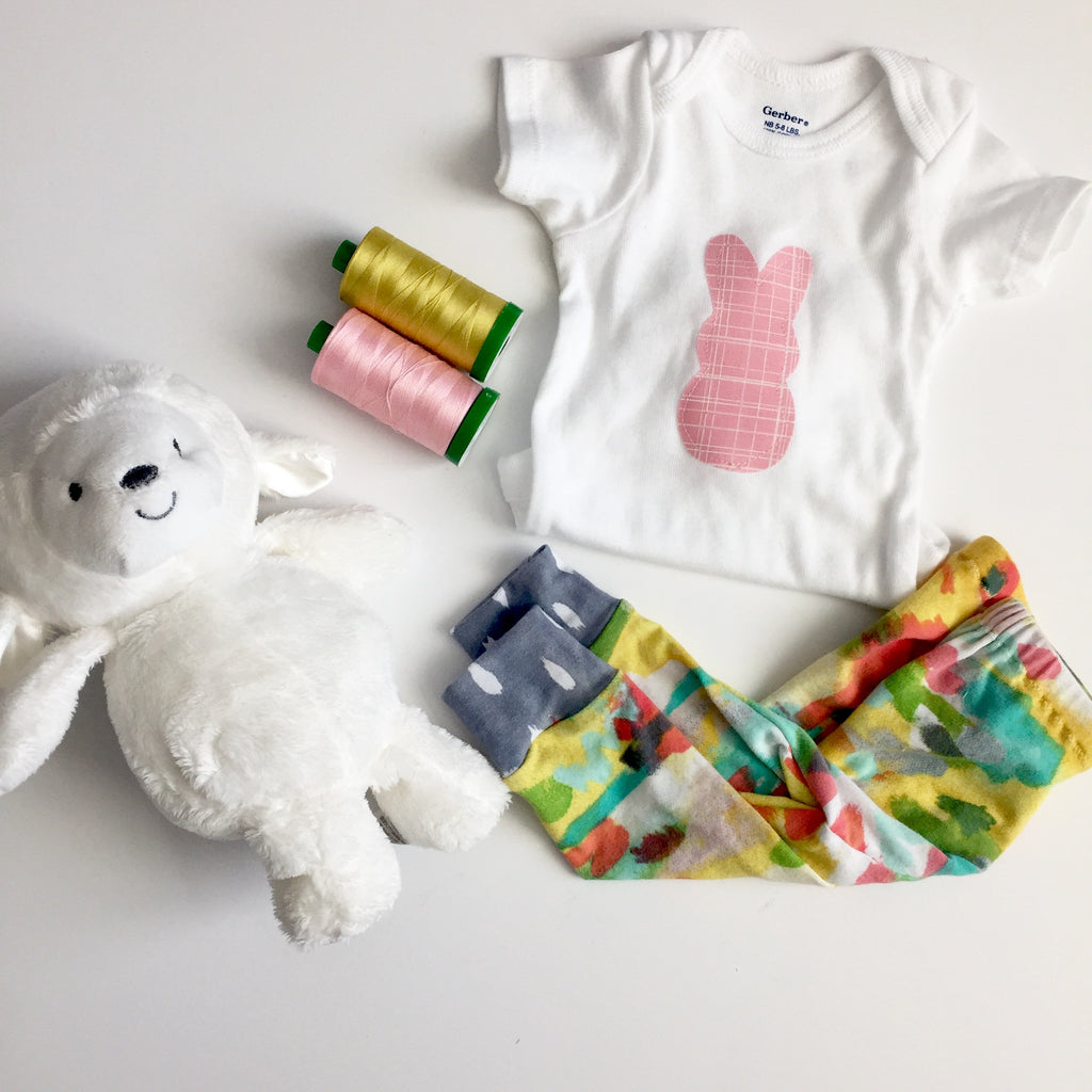 Heat n Bond a Sweet Some Bunny Loves Me Onesie