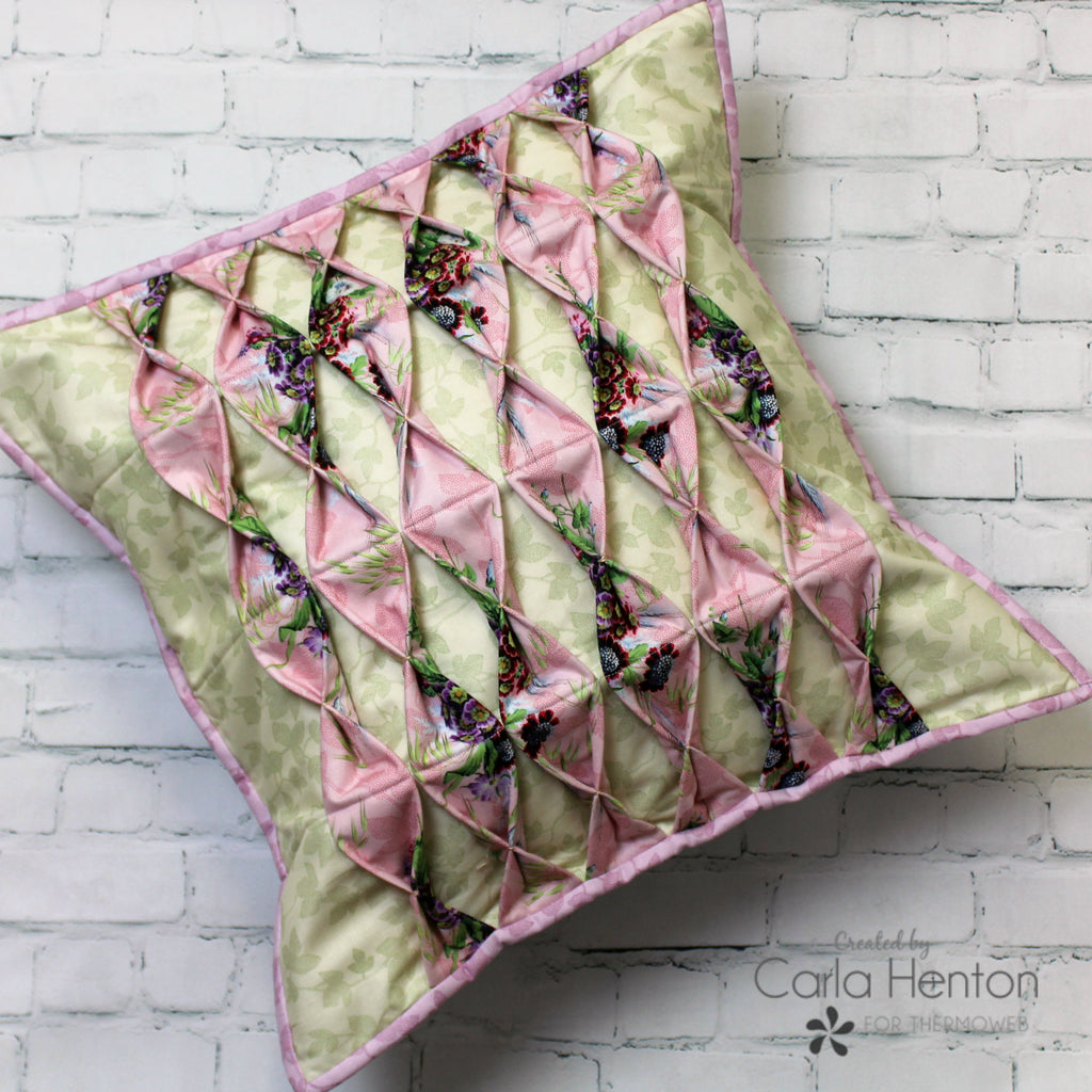 Make a Garden Pillow with HeatnBond and Anna Griffin Fabrics