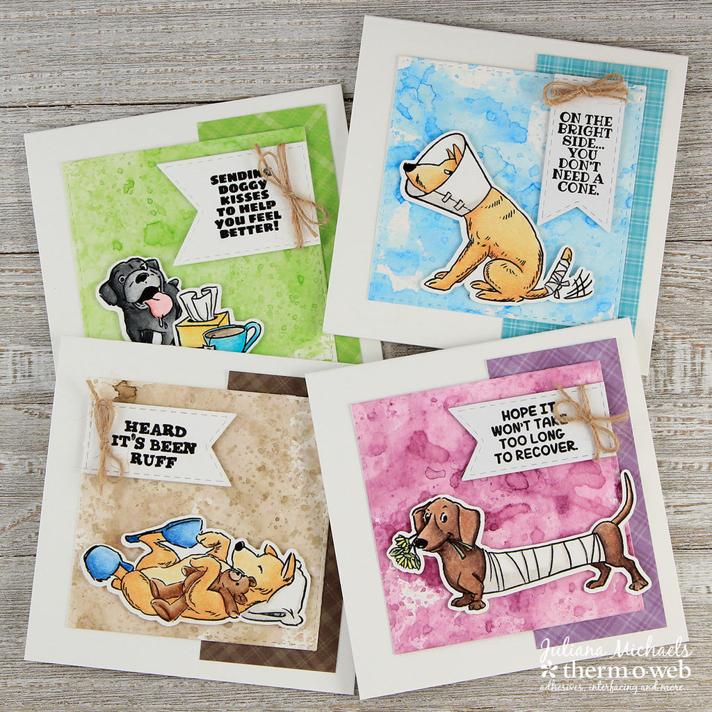 Doggie Kisses Get Well Cards | Art Impressions