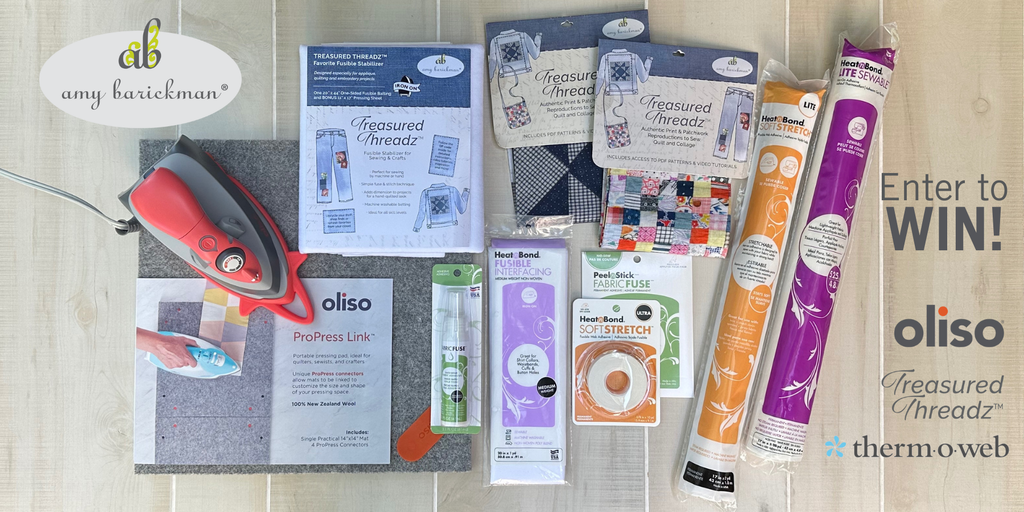 Creating with Amy Barickman's Treasured Threadz & PARTNER GIVEAWAY!