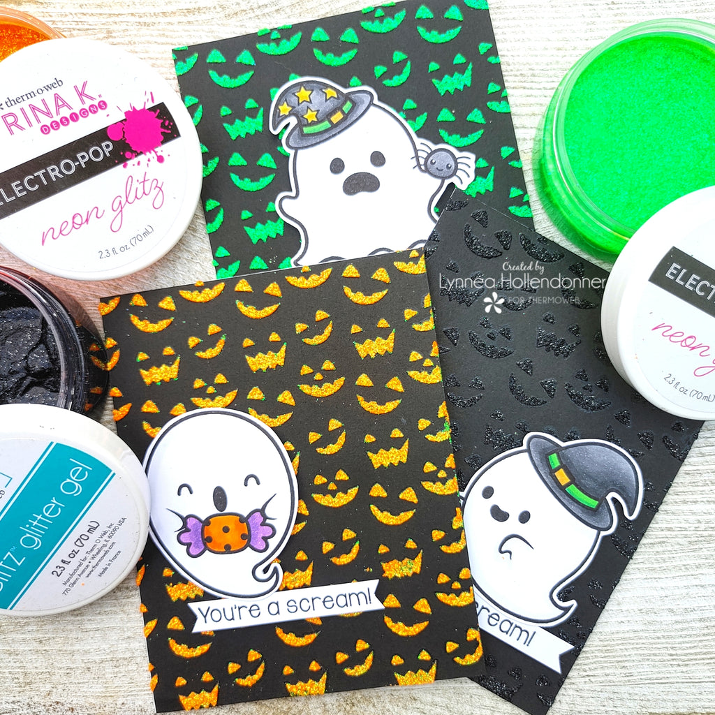 Quick Halloween Cards with Glitz Glitter Gel