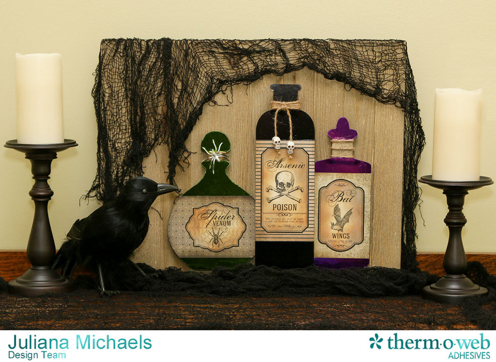 Halloween Home Decor Made with Deco Foil