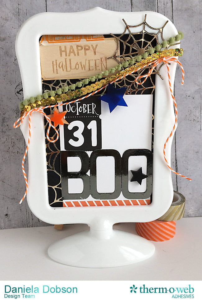 Halloween Home Decor with Deco Foil
