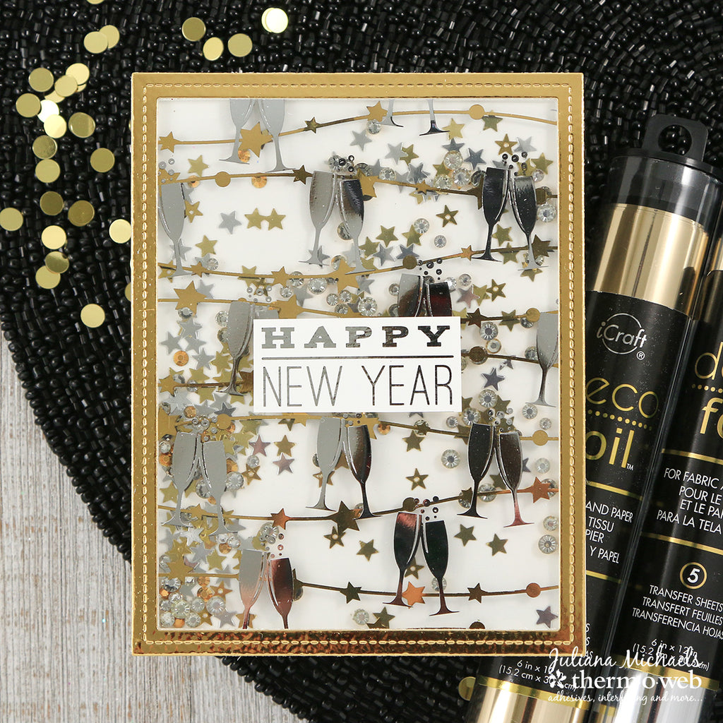 Happy New Year Shaker Card