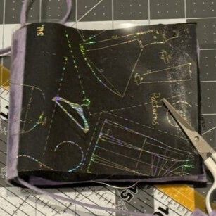 Mixed Media Travel Needle Case with Brutus Monroe