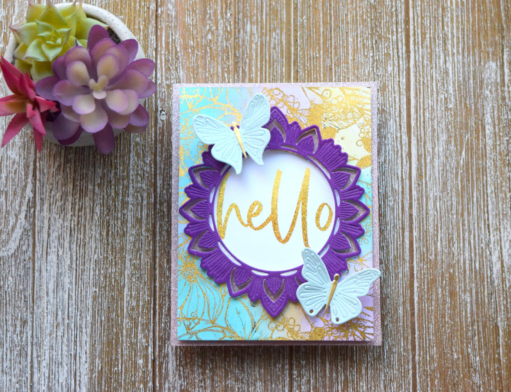 A Spring themed Hello card with Unity