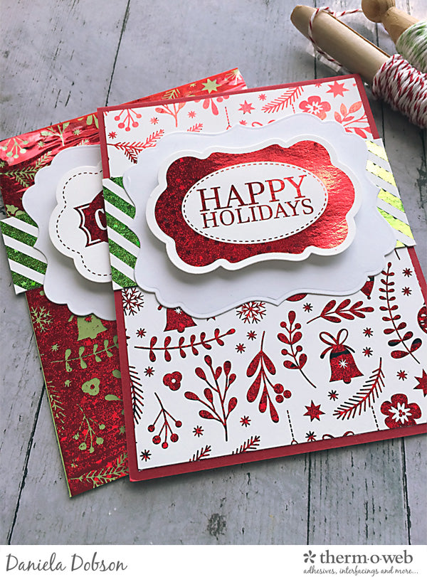 Happy Holiday Christmas Cards with Gina K Designs