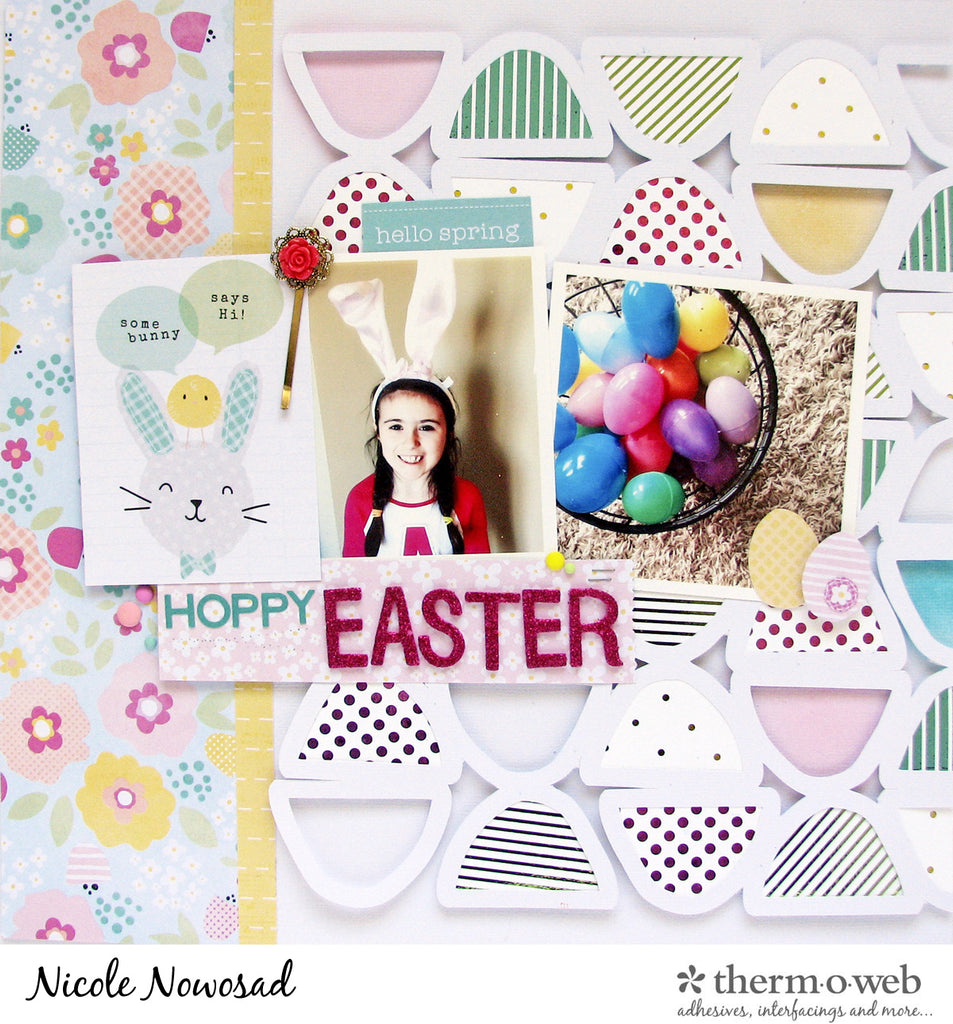 Hoppy Easter Layout with Gina K. Designs Foil-Mates