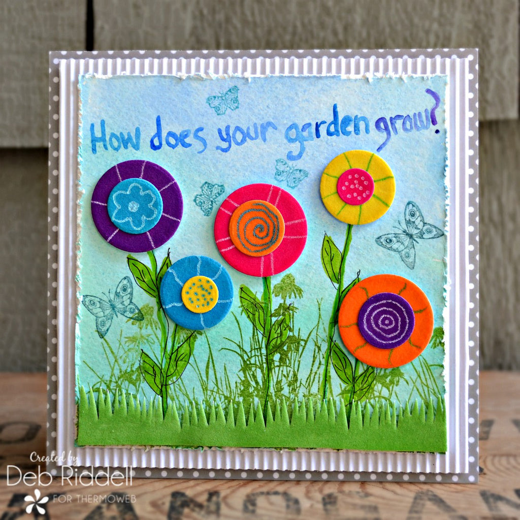 How Does Your Garden Grow Plaque With Deco Foil Flock
