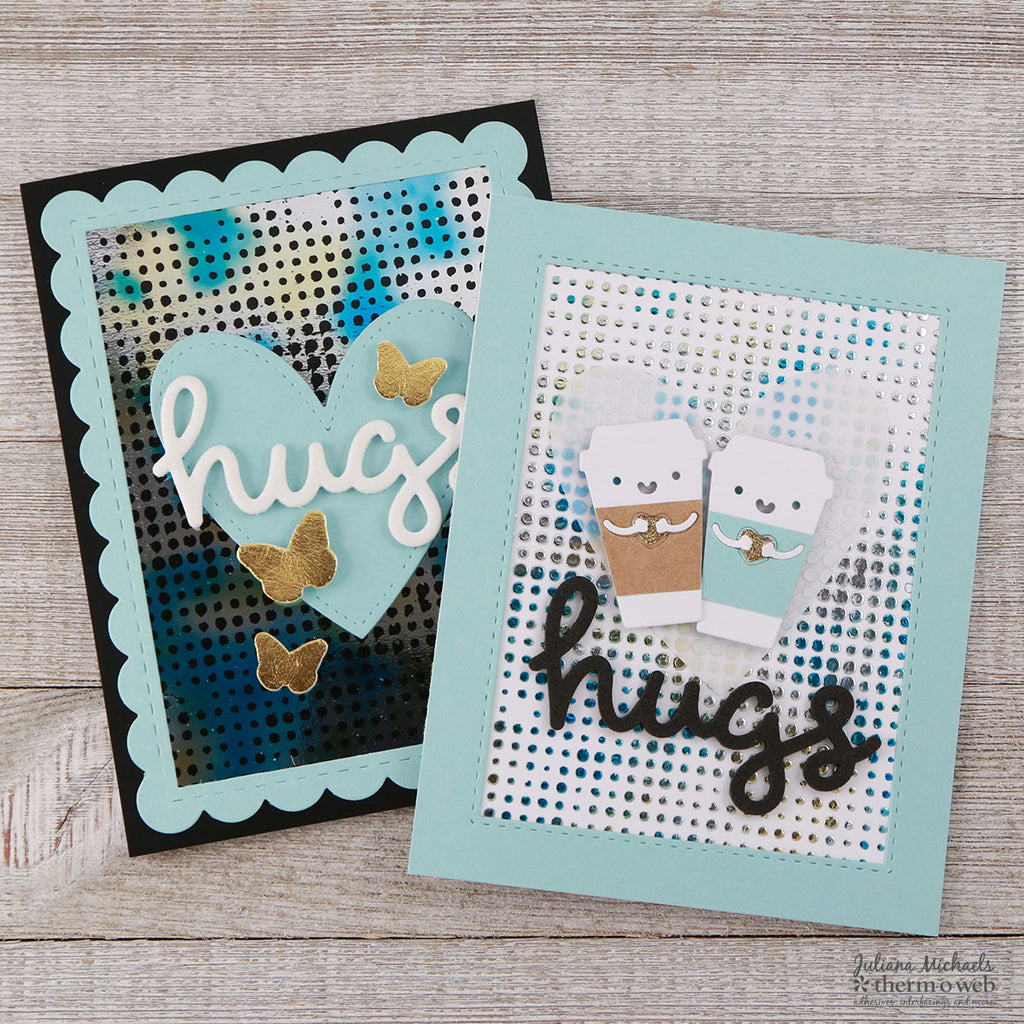 Creating Cards with Deco Foil Scraps and Transfer Gel
