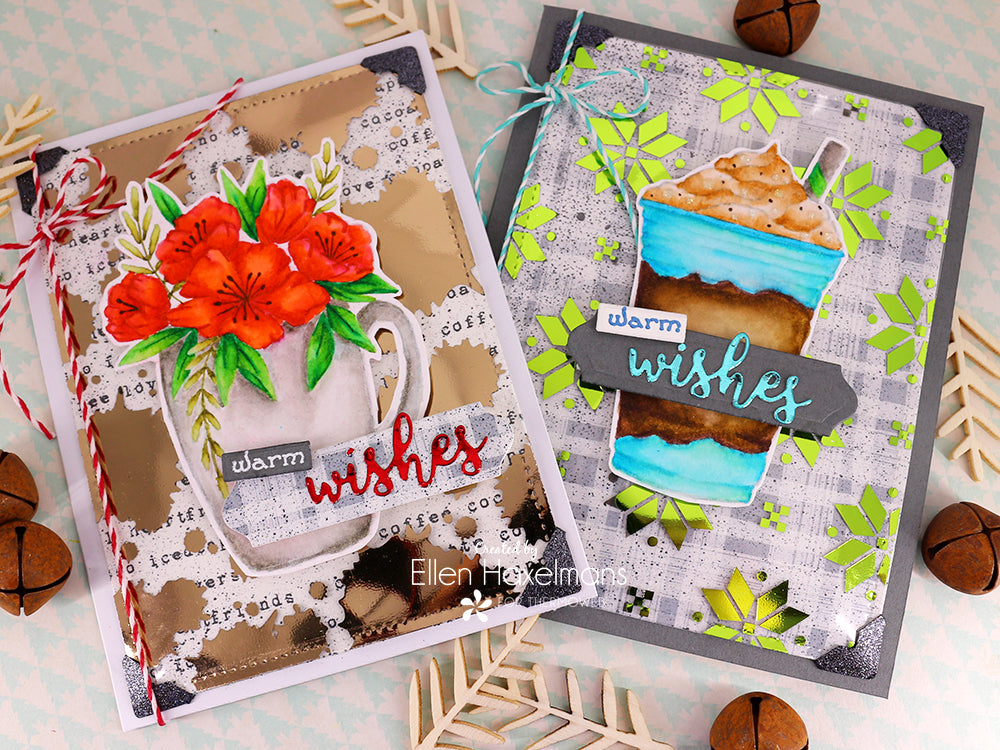 Warm Wishes Cards with Graciellie Design and Deco Foil